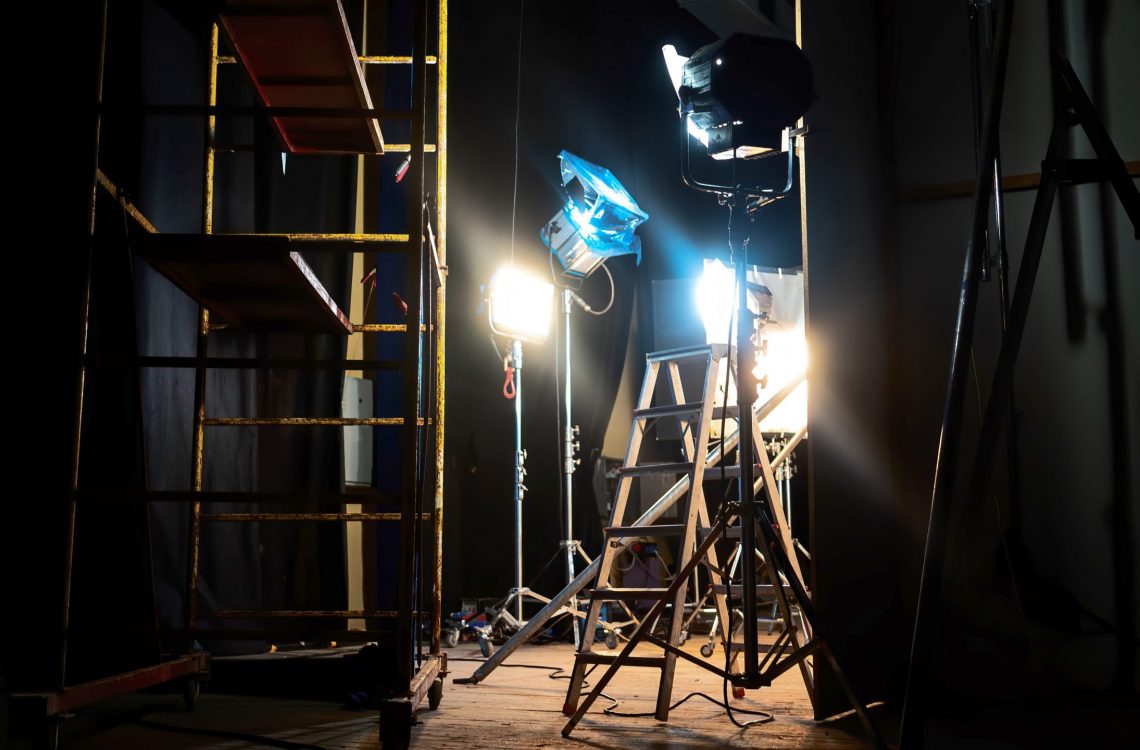Focos y set de cámaras para grabación
